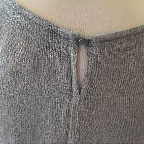 Self Esteem sage Green crochet Trimmed Top w/ cute bow behind women's XL - Picture 5 of 11